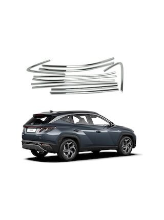 Hyundai Tucson Cam Çerçevesi Kenar Çıtası Krom Tamtur 2021+