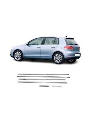 Vw Golf 6 Krom Cam Çıtası Tk 2010 Üzeri 6Prç Paslanmaz Çelik N11.58