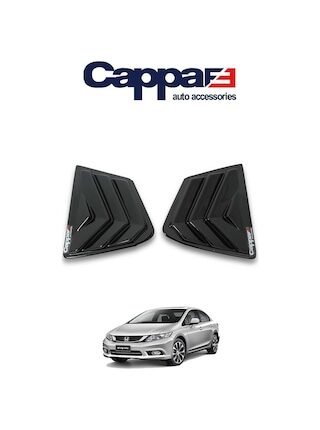 Honda Civic 9 Kelebek Cam Rüzgarlığı 2 Parça  2012-2016