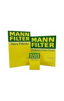 Ford Custom 2.0 Ecoblue Dizel Mann Filtre Bakım Seti 2018-2023 Hava+yağ+karbonlu Polen