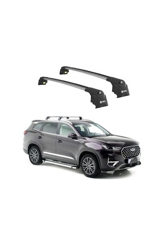 IMG-4154853465808851938.jpg Turtle Chery Tiggo 8 Pro 2022-2023 Turtle Air2 Ara Atkı Gri - Görsel 1