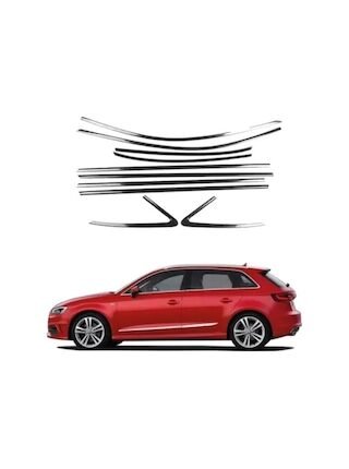 Autogp Audi A3 Hb Cam Çerçevesi Kenar Çıtası Krom Tamtur 2013+ Au-wv- 13
