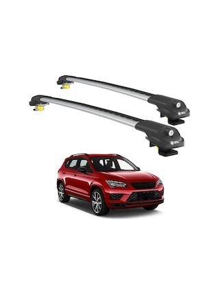 Seat Ateca 2016-2023 Turtle Air1 Ara Atkı Gri