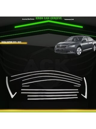 Skoda Superb 2015-2022 Araca Özel Cam Çerçevesi Tamtur A+