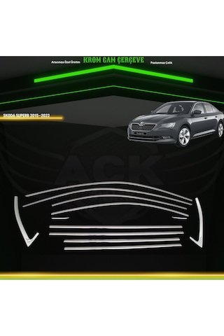 IMG-4348422904400394718.jpg Skoda Superb 2015-2022 Araca Özel Cam Çerçevesi Tamtur A+ - Görsel 1