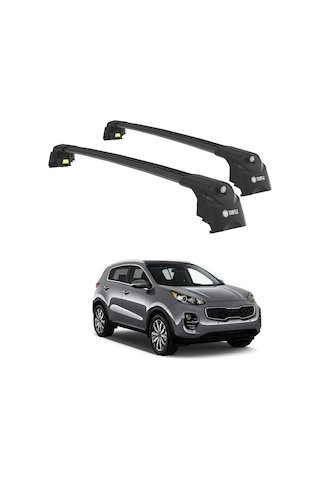 IMG-4387848023661061869.jpg Turtle Kia Sportage Ql 2016-2021 Turtle Air2 Ara Atkı Siyah - Görsel 1