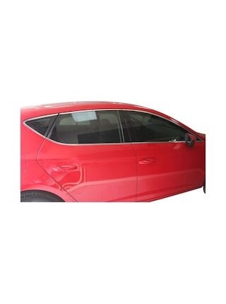 Seat Leon 3 5F Cam Çerçevesi 14 Prç Krom 2013 ve Sonrası