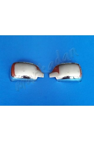 IMG-4549989955280149901.jpg Renault Kangoo Krom Ayna Kapağı 2002-2007 2 Parça Paslanmaz Çelik - Görsel 1