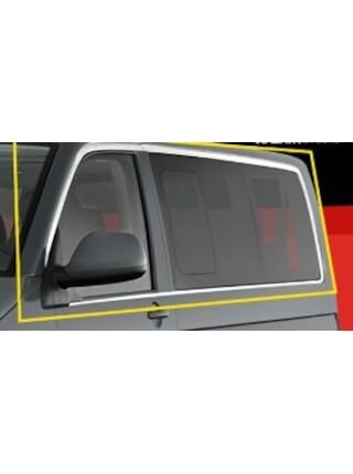 Volkswagen Uyumlu T5 Transporter 2003-2022 Kısa Şase Cam Çerçevesi Paslanmaz Çelik