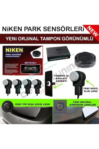 IMG-472081462429717938.jpg Park Sensörü Arka Sesli Lens Görünümlü Yeni Nesil Lens Beyaz - Görsel 1