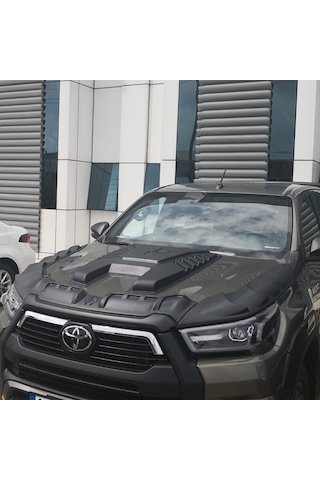 IMG-4783651578963021181.jpg S Toyota Uyumlu Hılux 2021- Ön Kaput Scoop Havalandırma Koruma - Görsel 1