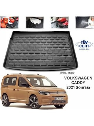 Volkswagen Caddy Bagaj Havuzu Paspası 2021-2022