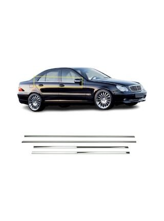 Mercedes C Klasse W203 Krom Cam Çıtası 4 Parça 2001 2007 Arası P