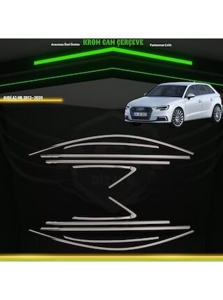 Audi A3 Hb 2013-2018 Araca Özel Cam Çerçevesi Tamtur A+