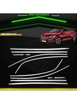 Renault Megane 4 2016+ Araca Özel Cam Çerçevesi Tamtur A+