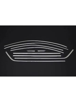 Skoda Octavia A7 Uyumlu Cam Çerçevesi 10 Parça 2013 Üzeri Paslanmaz Krom