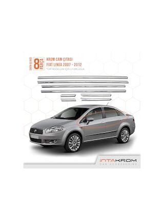 Fiat Linea Krom Cam Çıtası 8 Parça 2007-2012