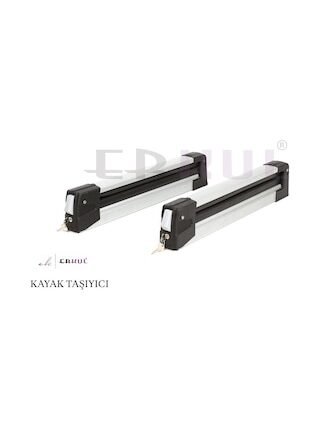 Altılı Kilitli Araç Üstü Kayak ve Snowboard Taşıyıcı Gri