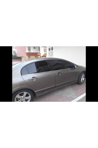 IMG-5187905905058464414.jpg Honda Civic Krom Cam Çıtası 2002 - 2006 Arası 4 Parça - Görsel 1