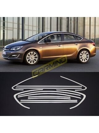 Opel Astra J Sedan Krom Cam Çerçevesi Set 2012-2020 12 Parça