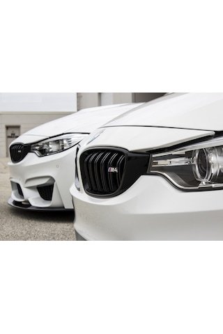 IMG-5191006055971779699.jpg Bmw 4 Serisi F32 F36 M4 Ön Panjur Böbrek Piano Black Çift Tırnak - Görsel 1