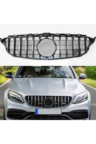 IMG-5261001290831277080.jpg Mercedes W205 Gtr Amg Ön Panjur Izgara 2015-2018 Arası - Görsel 1