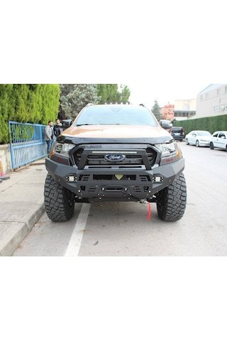 IMG-5316975611680674069.jpg Omsa Ford Ranger Dakar Çelik Ön Tampon Sensörlü 2011-2015 Arası - Görsel 1