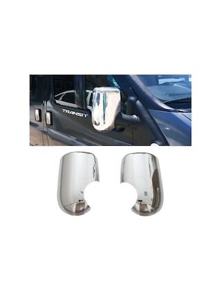Ford Transit 2003-2013 Arası Paslanmaz Krom Ayna Kapağı 2 Prç