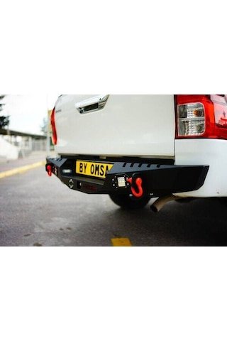 IMG-5557865005805761843.jpg Omsa Toyota Hilux Dakar Çelik Arka Tampon Ledli Sensörlü 2015 Ve Sonrası - Görsel 1