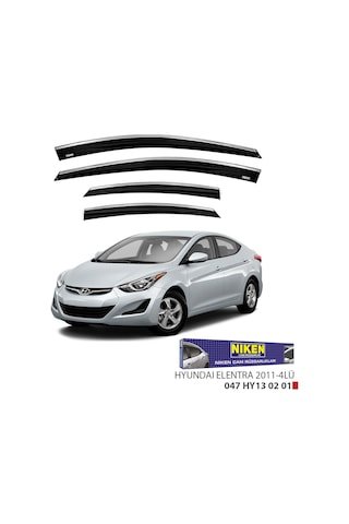 IMG-5560104164736898749.jpg Hyundai Elantra Kromlu Cam Rüzgarlığı Niken 2011-2015 Arası - Görsel 1