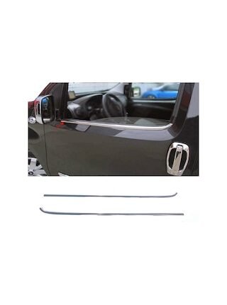 Peugeot Bipper Krom Cam Çıtası 2prç P.çelik 2008 Sonrası