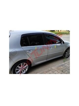 Vw Golf 5 Krom Cam Çıtası Tk 2005-2009 4Prç Paslanmaz Çelik N11.4810