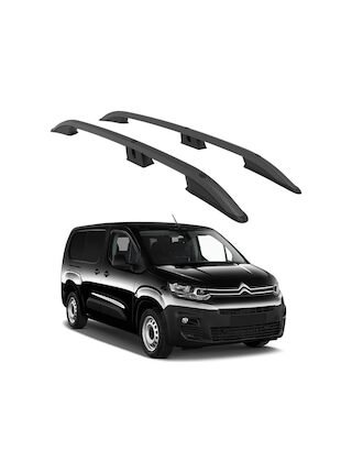 Citroen Berlingo 2019-2023 / Kısa Şasi Turtle Crown Tavan Çıtası Siyah