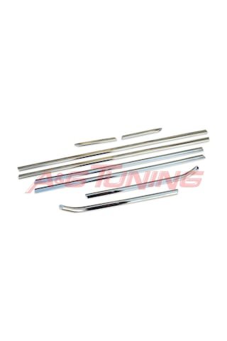 IMG-5859443497407820498.jpg Ford Focus SW Krom Cam Çıtası 2011-2017 8 Prç Paslanmaz Çelik - Görsel 1