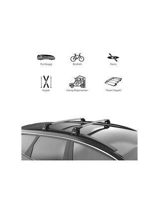 Cupra Formentor 2020-2023 Turtle Air2 Ara Atkı Gri