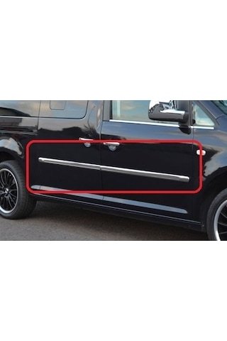 IMG-5870334636323676817.jpg Vw Caddy Yan Kapı Çıtası Kromu Nikelajı 2004-2014 - Görsel 1