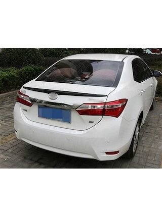 Toyota Corolla Uyumlu Bagaj Üstü Spoiler Yapışık Abs Plastik 2013-2018