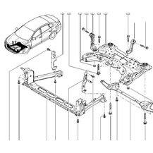 Renault Latitude Motor Beşiği 544000011R