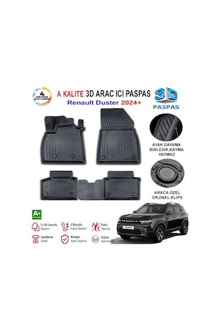 IMG-6103088065407261719.jpg Renault Duster 3d Paspas Havuzlu Pro 2024 Sonrası - Görsel 1