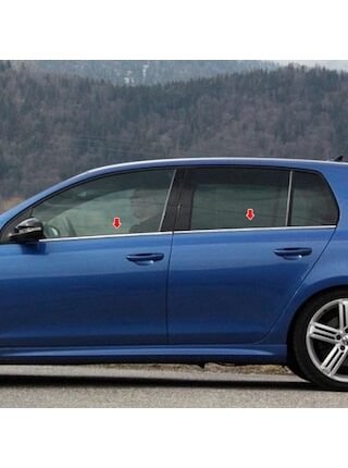Vw Golf 6 Krom Cam Çıtası 2009-2013 4 Prç
