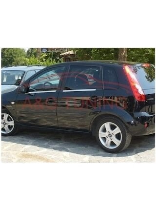 Ford Fiesta Krom Cam Çıtası Tk 2002-2008 4 Prç Paslanmaz Çelik N11.364