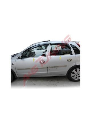 Opel Corsa C Krom Cam Çıtası Tk 2000-2006 4Prç Paslanmaz Çelik N11.6