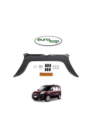 IMG-6358408088689376698.jpg Fiat Doblo Ön Kaput Koruma Rüzgarlık 3Mm Abs 2010-2015 - Görsel 1