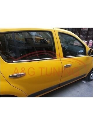Dacia Sandero Krom Cam Çıtası Tk 2007-2012 4Prç Paslanmaz Çelik N11.4087