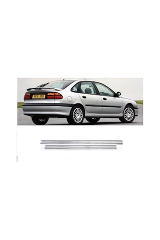 IMG-6582110994502956326.jpg Renault Laguna 1 Krom Cam Çıtası Seti 4 Kapı 1998 - 2002 - Görsel 1