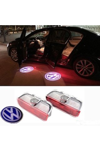 IMG-6633981976970948631.jpg Volkswagen Golf 6 Kapı Altı Hayalet Logo Lazer Led - Görsel 1