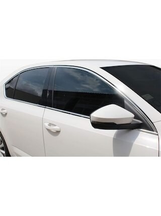 Skoda Octavia A7 Cam Çerçevesi 10 Prç Krom 2013 ve Sonrası