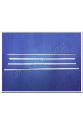 IMG-6828786368130404471.jpg Honda Civic Krom Cam Çıtası 2001-2005 4 Parça Paslanmaz - Görsel 1