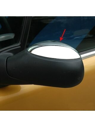Peugeot 1007 Krom Ayna Kapağı 2005-2009 Arası Paslanmaz Çelik