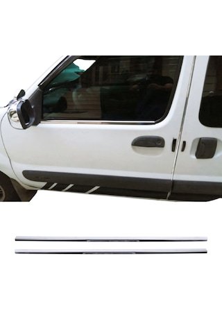 IMG-6873675439925026021.jpg Renault Kangoo 1997-2004 Arası Krom Cam Çıta 2 Prç P.çelik - Görsel 1